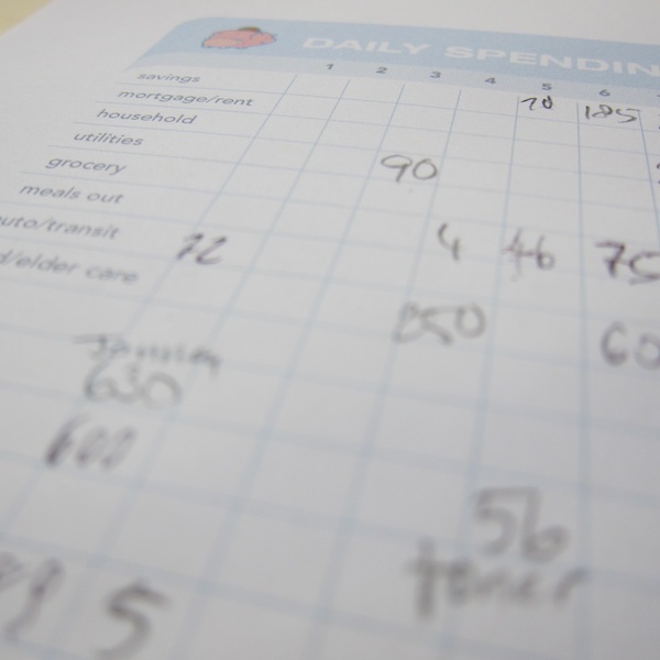 PrintableSpendingChartTrackExpenses