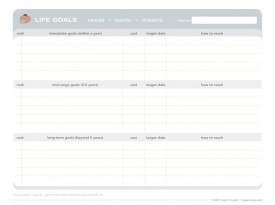 How To Make A Money Goal Chart