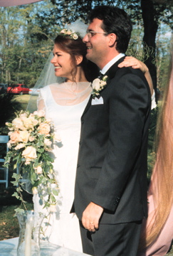 My wedding with Enrico, 2000